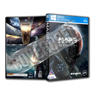 Mass Effect Andromeda Pc Game Cover Tasarımı (Dvd Cover)